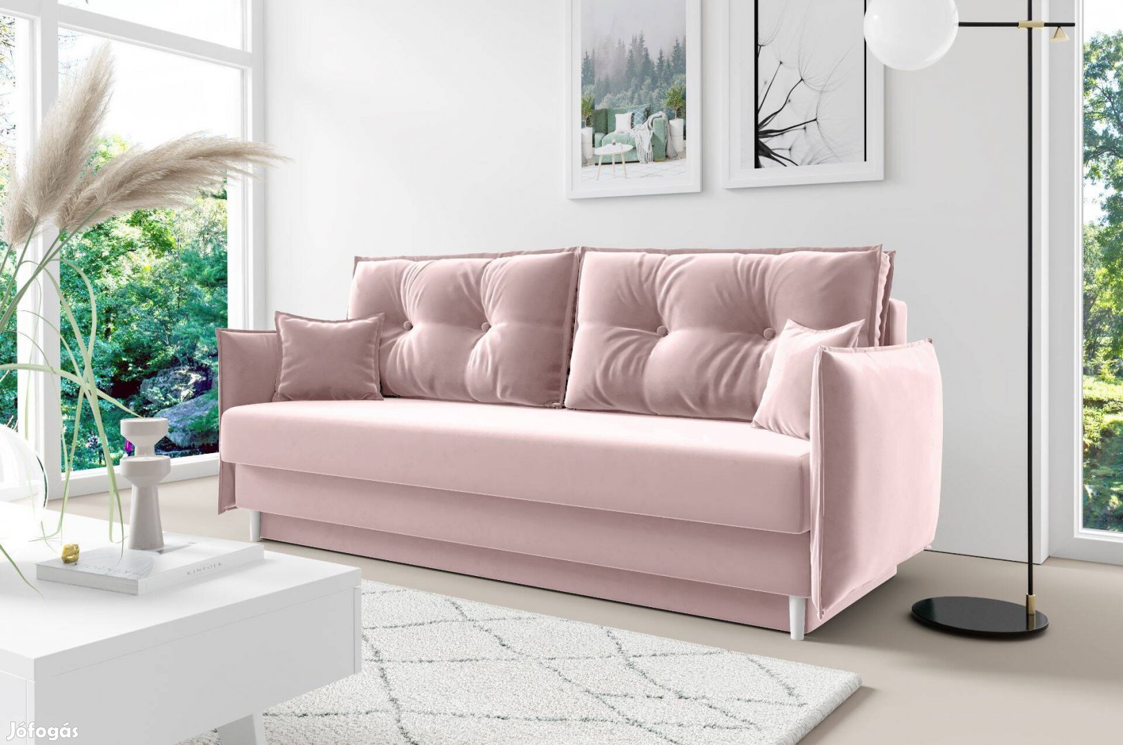 Lorenzo kanapé prémium minőségű szövetekkel kárpitozva