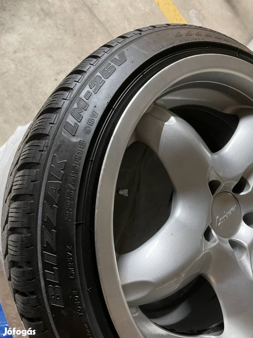 Lorinzer felni+új gumi 225/45 r18