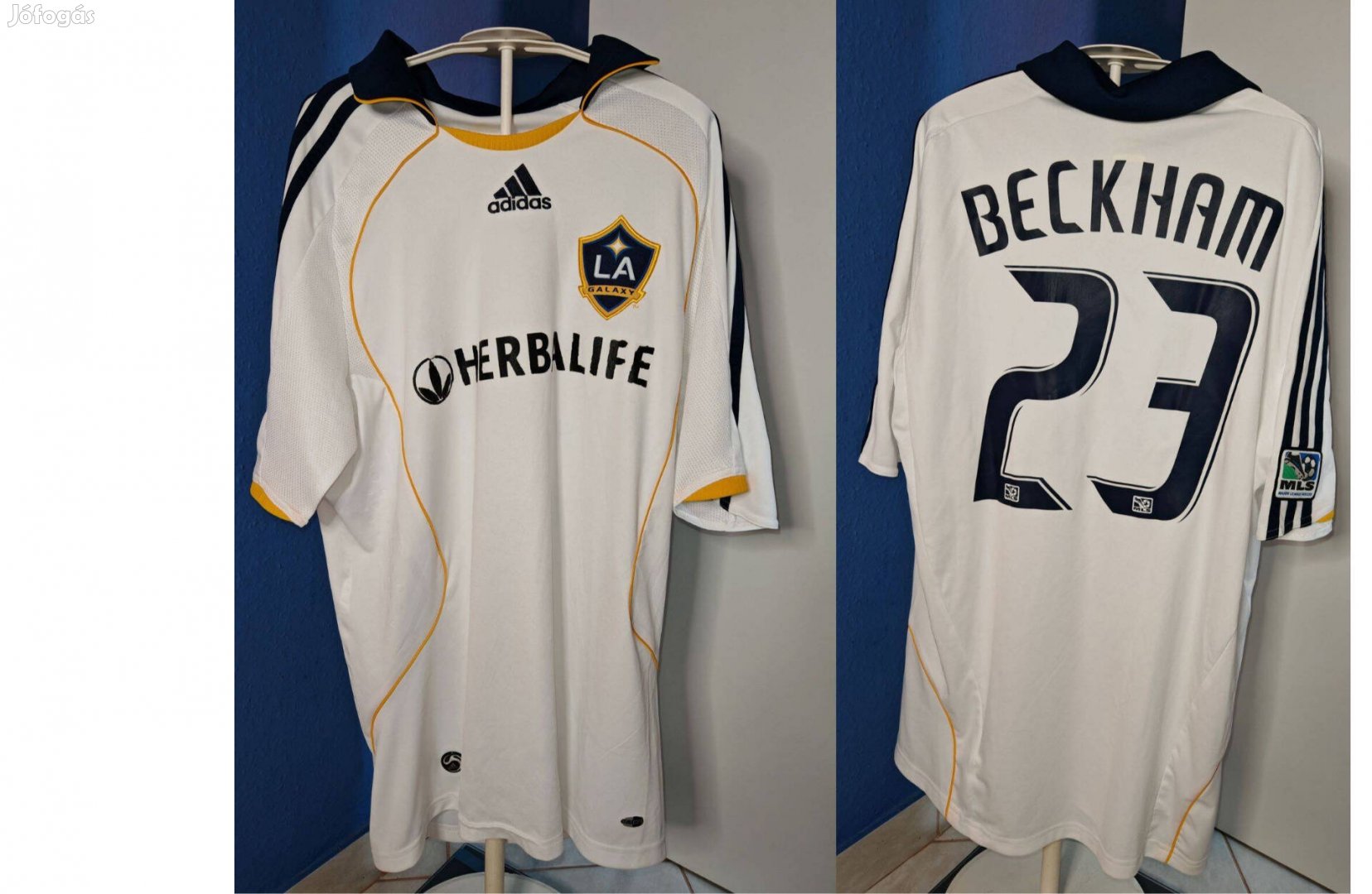 Los Angeles Galaxy David Beckham eredeti adidas 2007-2008