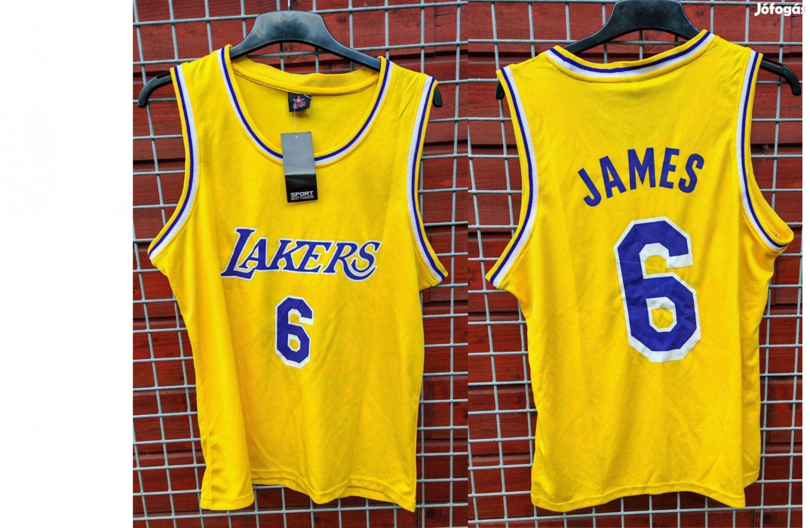 Los Angeles Lakers Lebron James szurkolói mez (L-es)