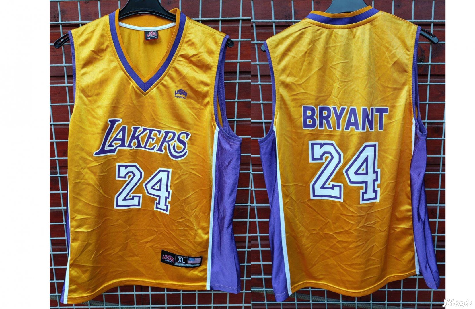 Los Angeles Lakers - Kobe Bryant eredeti USA Basketball kosaras mez