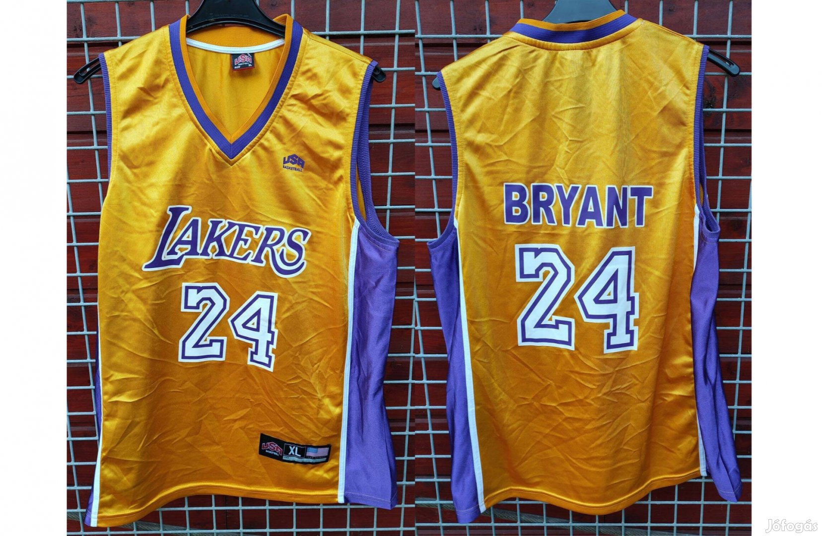 Los Angeles Lakers - Kobe Bryant eredeti USA Basketball kosaras mez