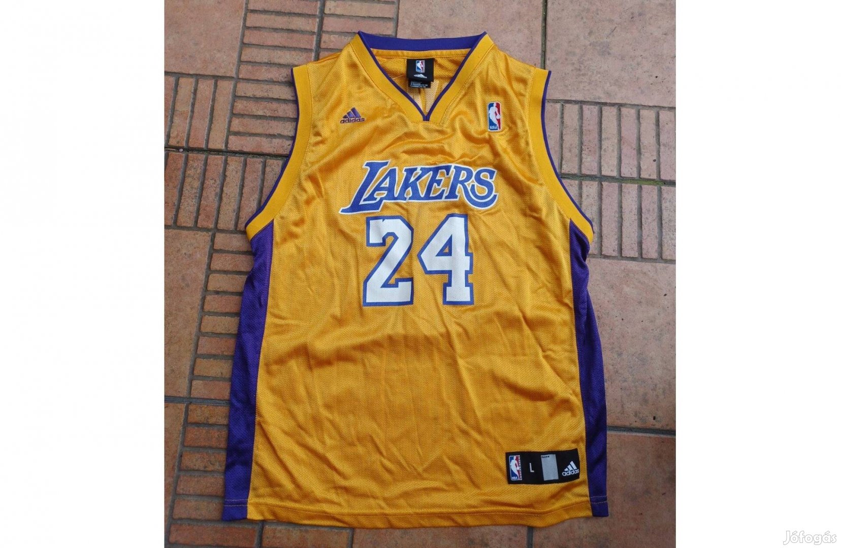Los Angeles Lakers kosaras trikó Kobe Bryant kosárlabda mez M
