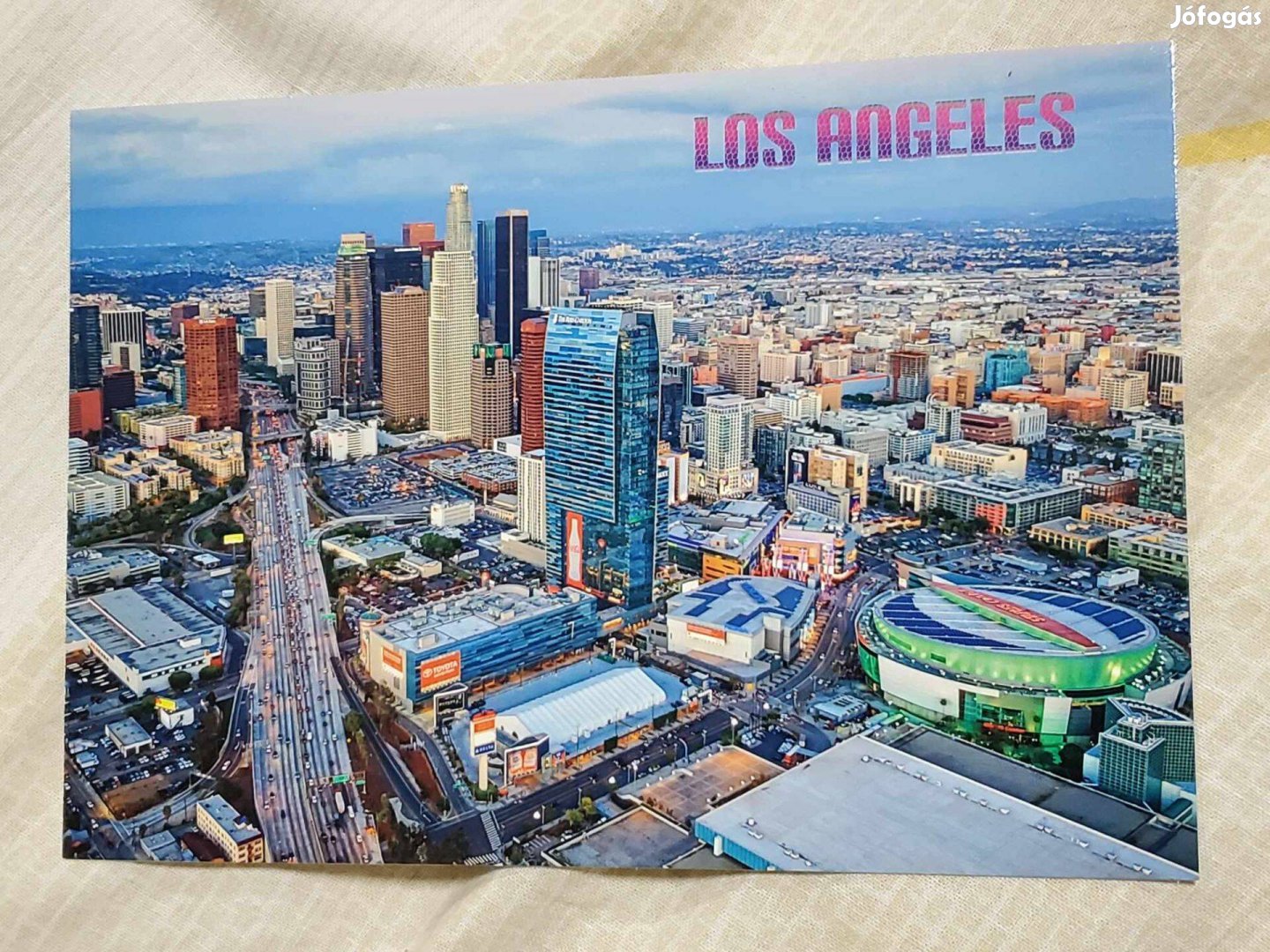 Los Angeles képeslap, teljesen új, városkép