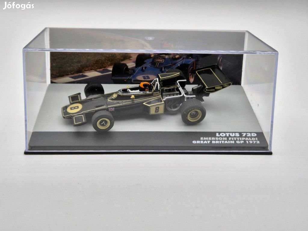 Lotus 72D F1 #8 (1972) Germany GP - Emerson Fittipaldi - PILÓTÁVAL -
