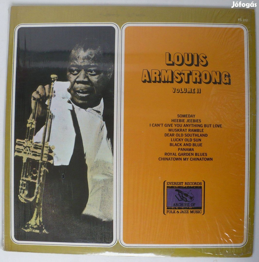 Louis Armstrong: Volume II. (USA nyomású LP)