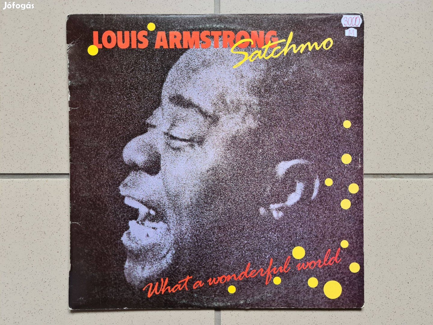 Louis Armstrong - what a wonderful world, vinyl bakelit lp hanglemez