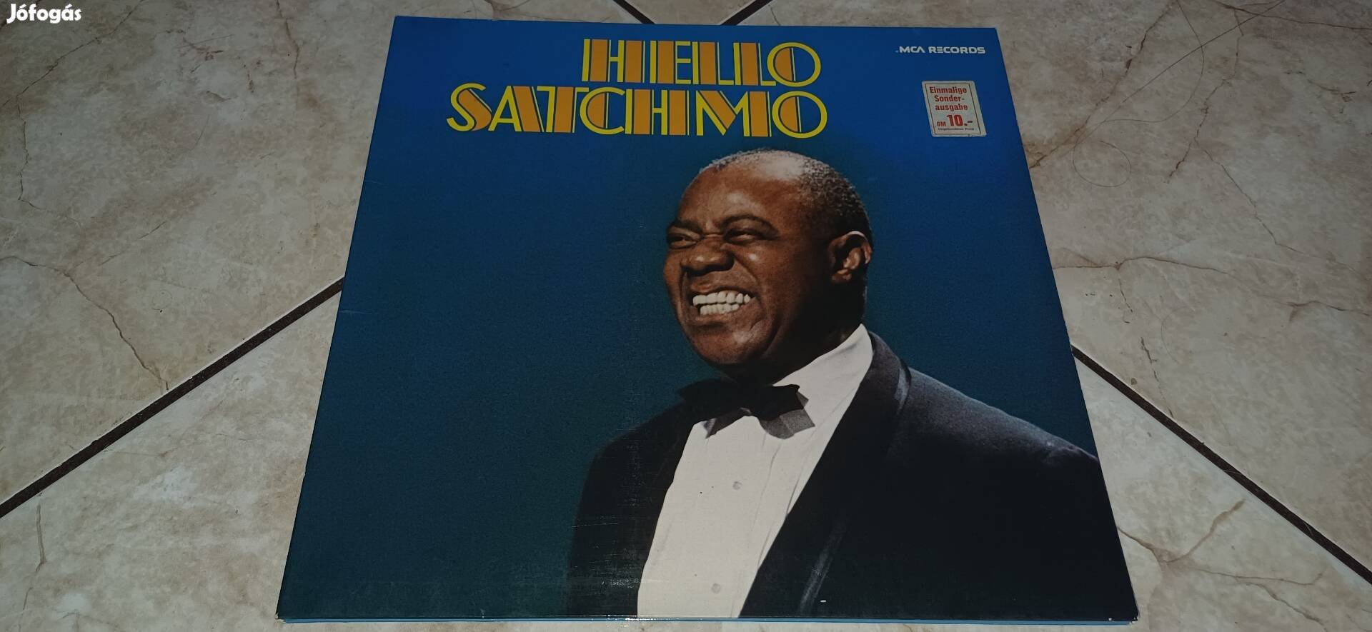 Louis Armstrong bakelit hanglemez