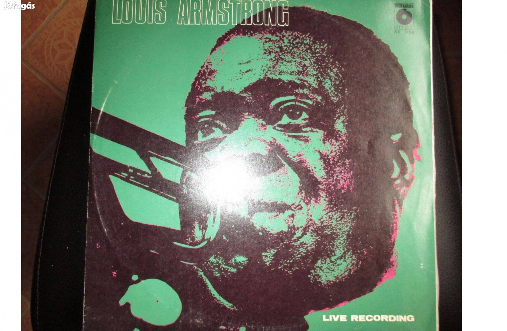 Louis Armstrong bakelit hanglemezek eladók