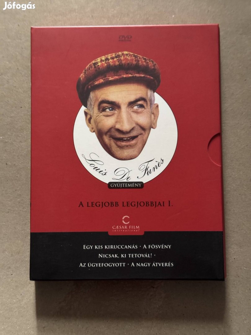 Louis De Funes gyűjtemény (díszdobozos 5lemezes) dvd