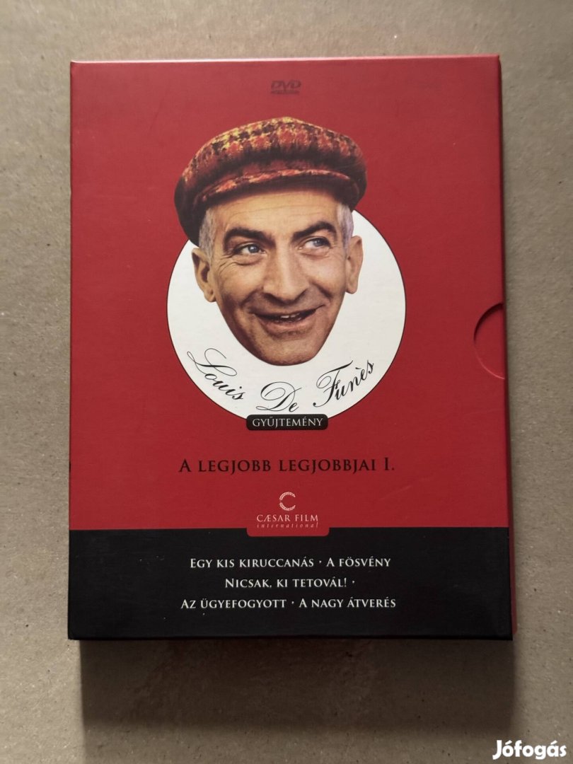 Louis De Funes gyűjtemény (díszdobozos 5lemezes) dvd