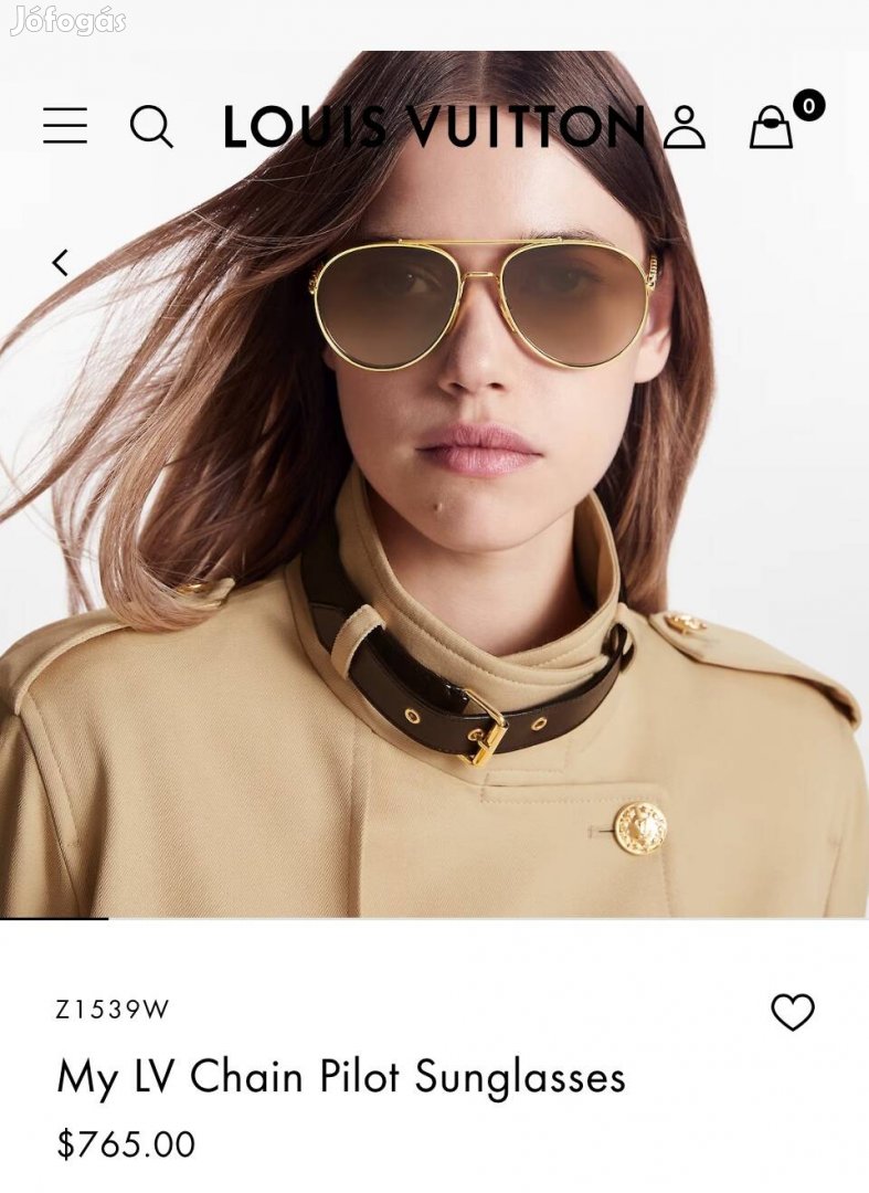 Louis Vuitton pilot napszemüveg