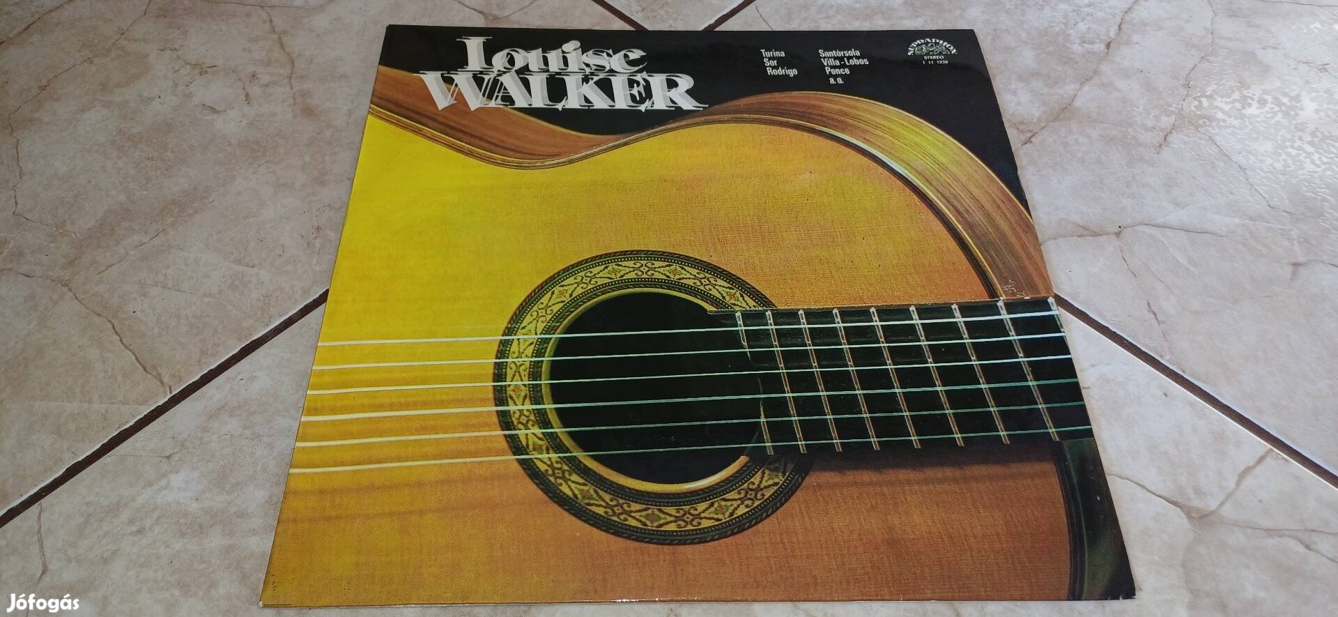 Louis  Walker gitár bakelit lemez