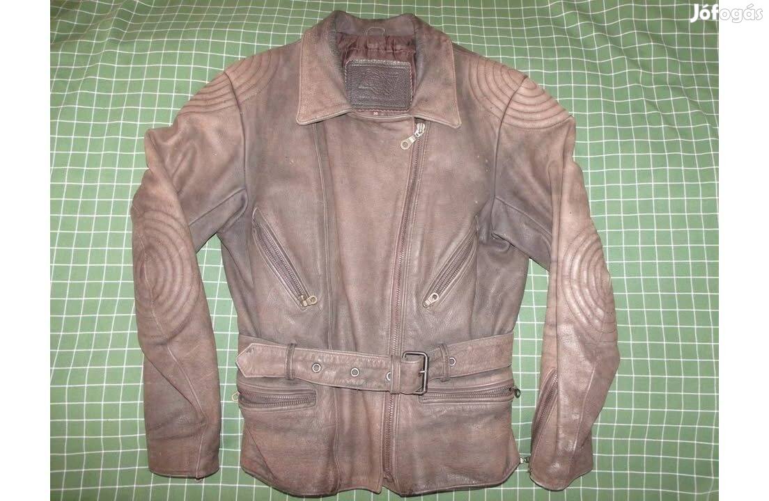 Louis protektorozható motoros bőrdzseki női 38 hibátlan nubuk