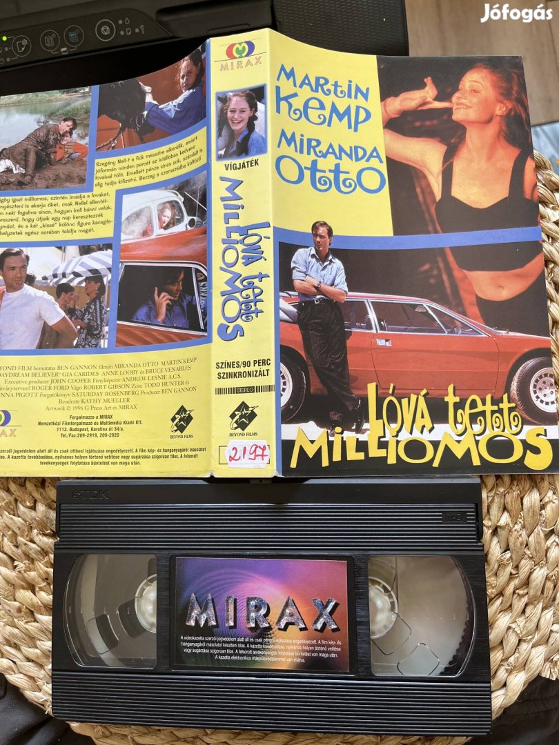 Lóvá tett milliomos vhs