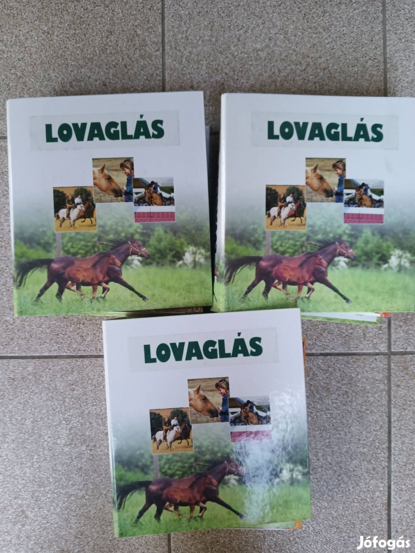 Lovaglás 3 db könyv