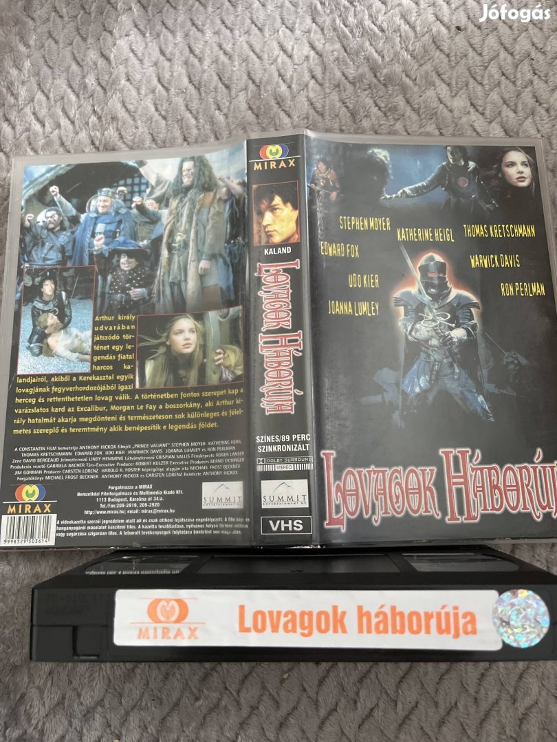 Lovagok háborúja vhs nagytok kaland