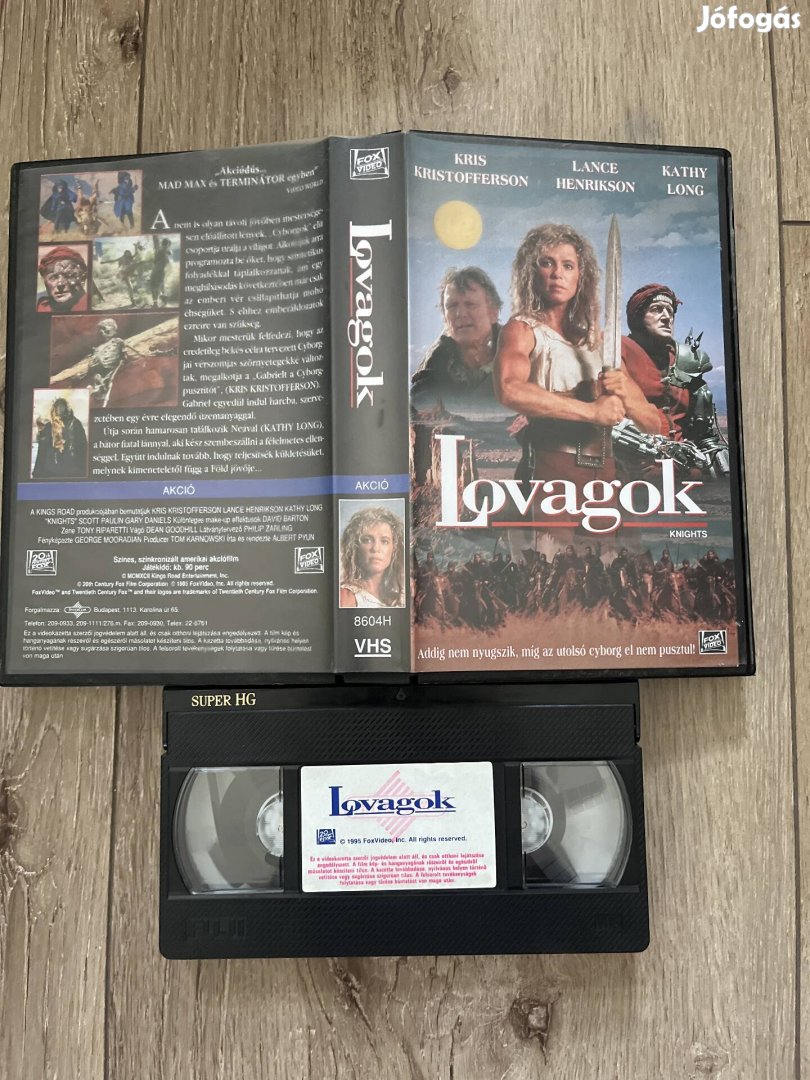 Lovagok vhs.   