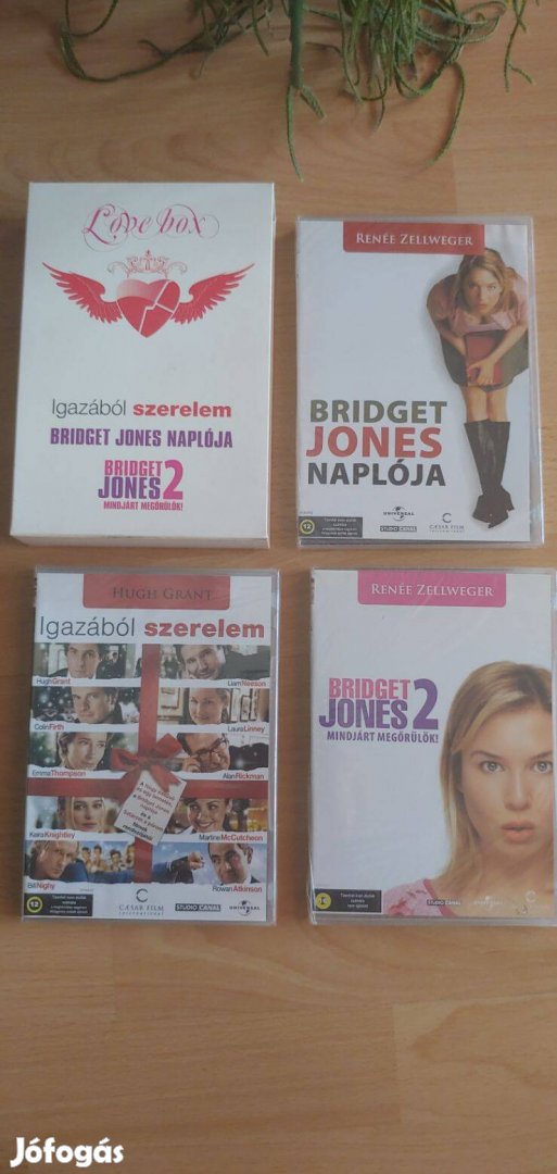 Love Box (Bridget Jones 1-2, Igazából szerelem)3 db DVD