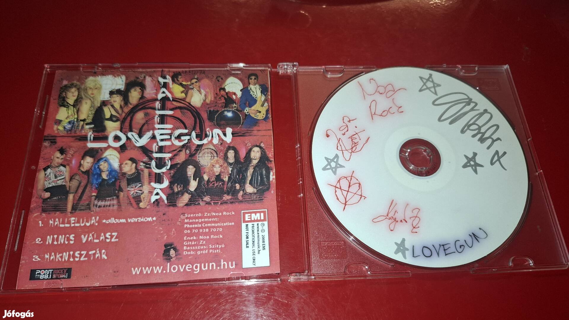 Lovegun Halleluja! Promo maxi cd 2008