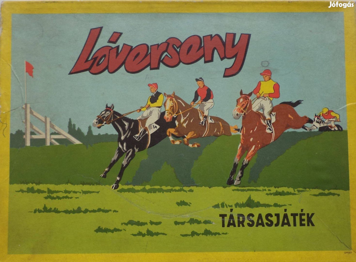 Lóverseny /régi társasjáték,hiánytalan/