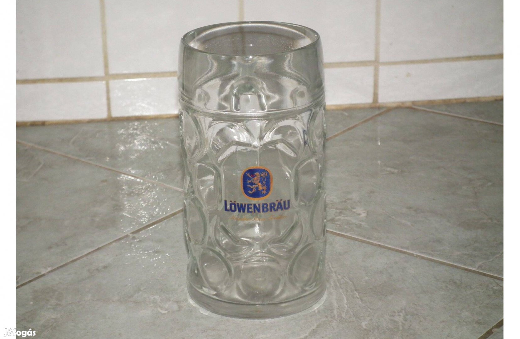 Löwenbrau literes sörös korsó söröskorsó