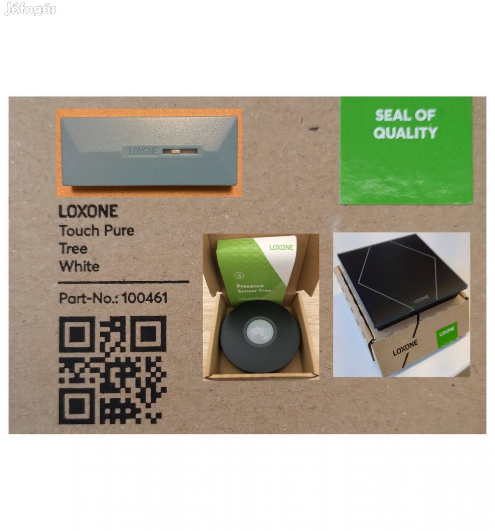 Loxone eszközök: 30db kapcsoló, 1db vízérzékelő
