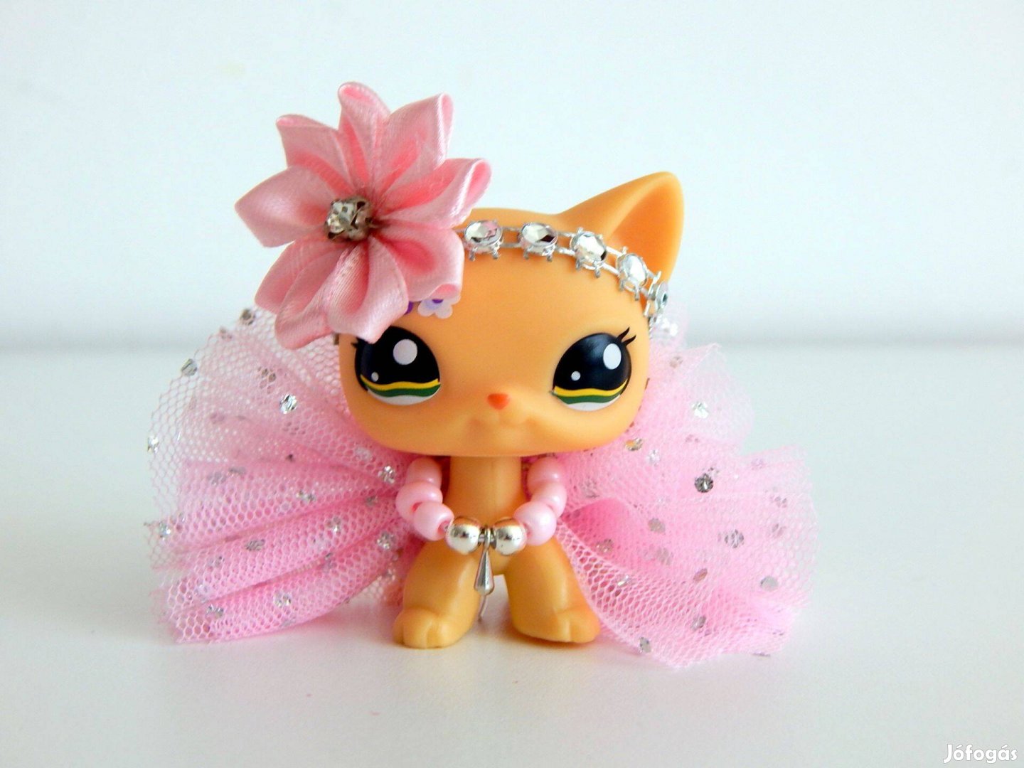 Lps Littlest Pet Shop cica kiegészítő ruha szett /rózsaszín tütü