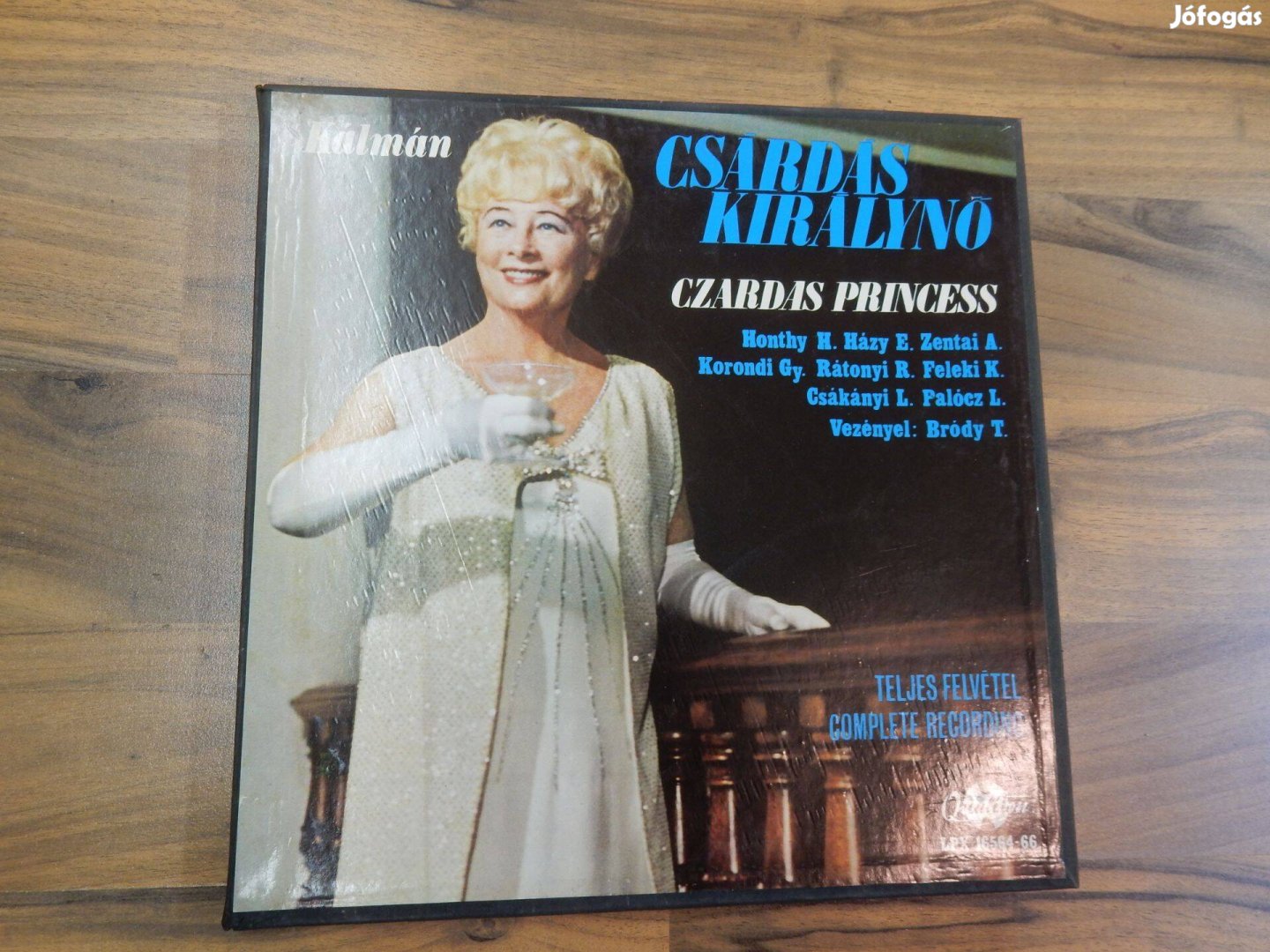 Lpx 16564-66 bakelit vynil vinil 3 LP Csárdáskirálynő Czardas Princess