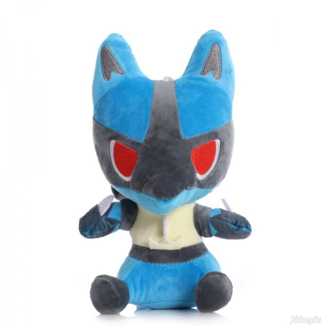 Lucario pokémon plüss 17 cm Új Készleten számlával