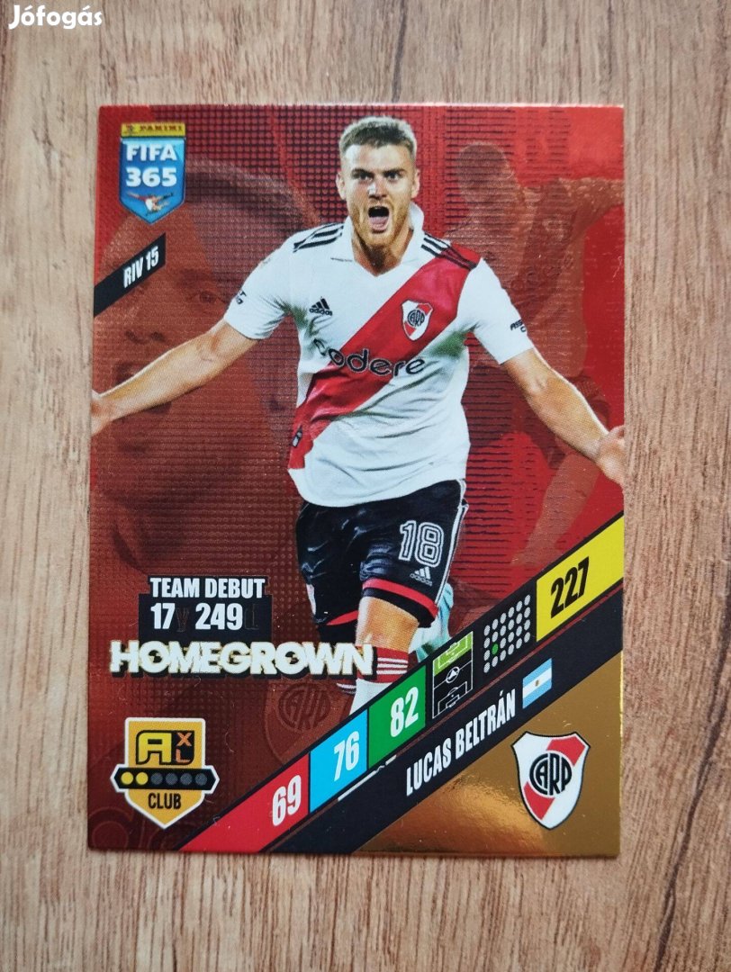 Lucas Beltran (River Plate) FIFA 365 2024 Homegrown Hero focis kártya