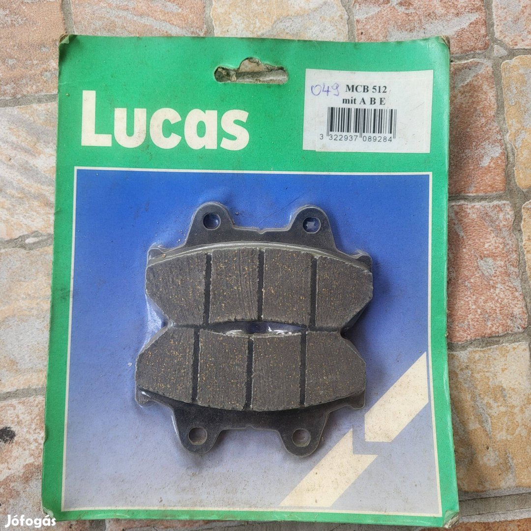 Lucas MCB 512 motorkerékpár fékbetét