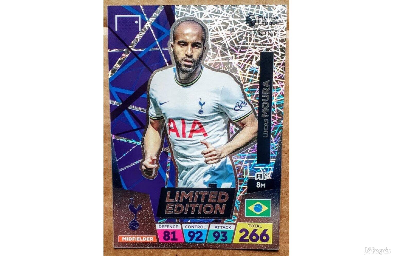 Lucas Moura Tottenham Hotspur Limited focis kártya Premier League 2023