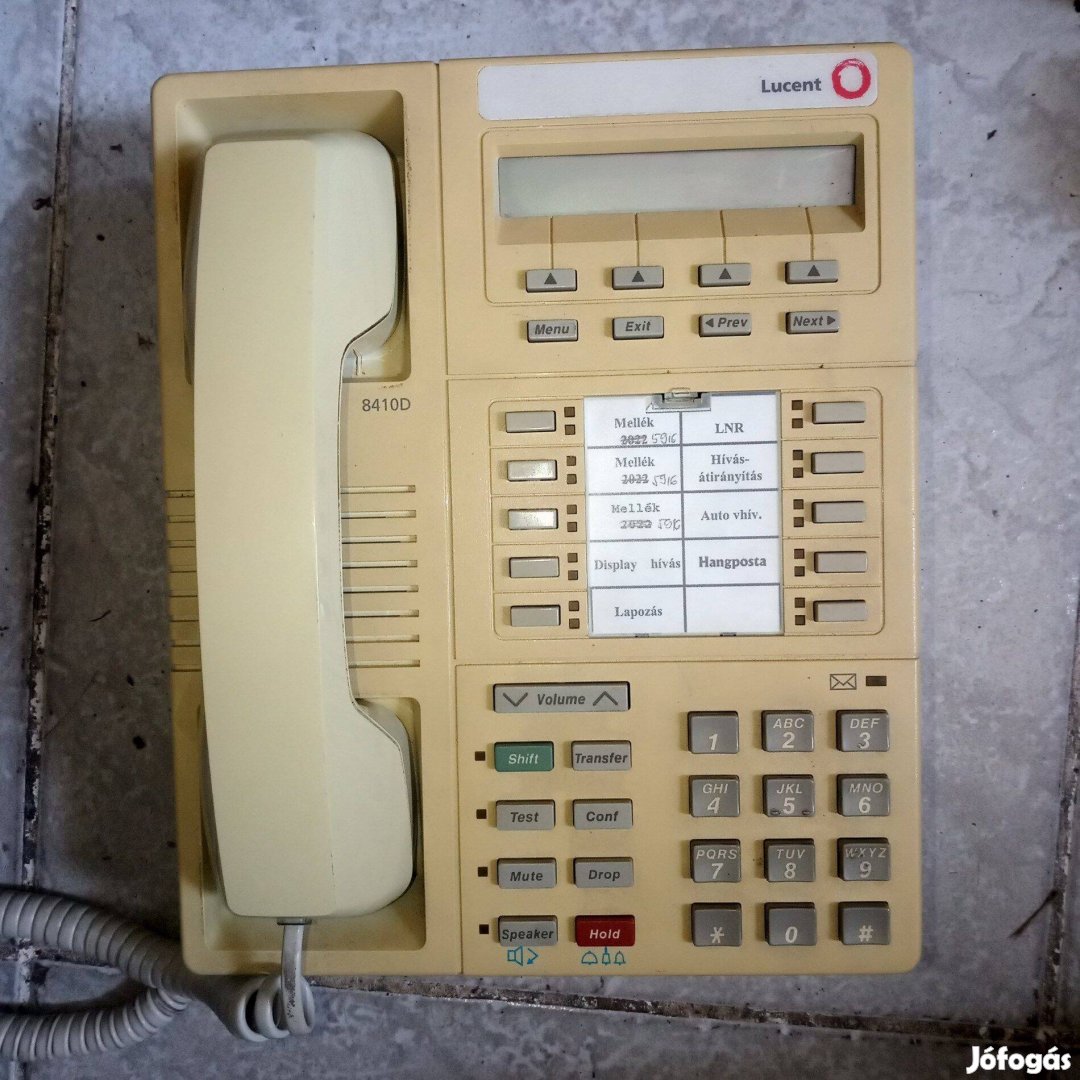 Lucent 8410D rendszer telefon
