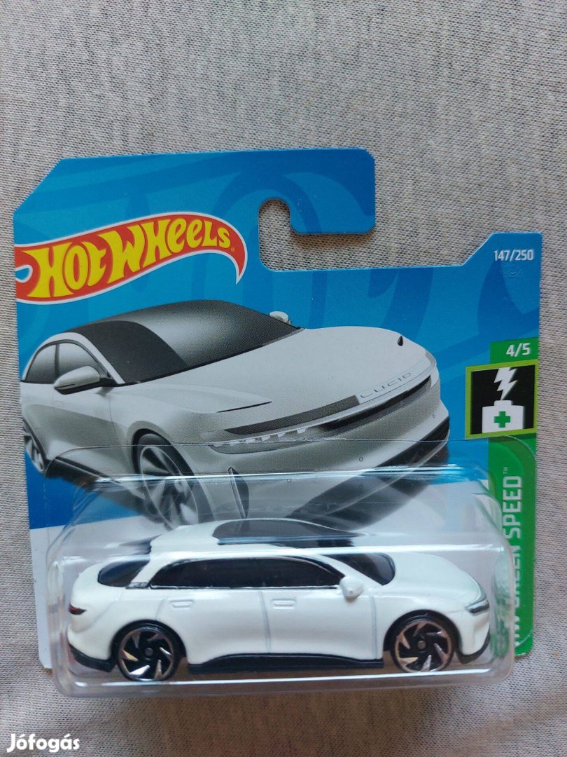 Lucid Air Matchbox Match Box Hot Wheels e-autó kisautó