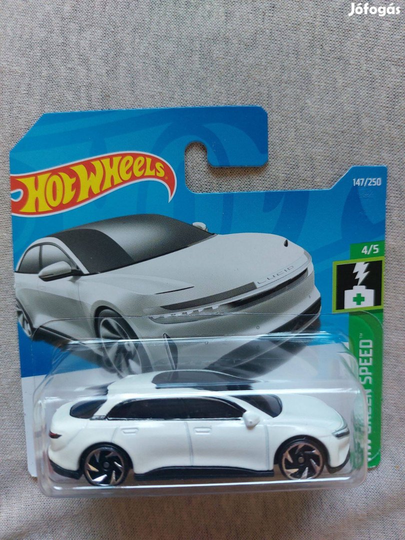 Lucid Air Matchbox Match Box Hot Wheels e-autó kisautó