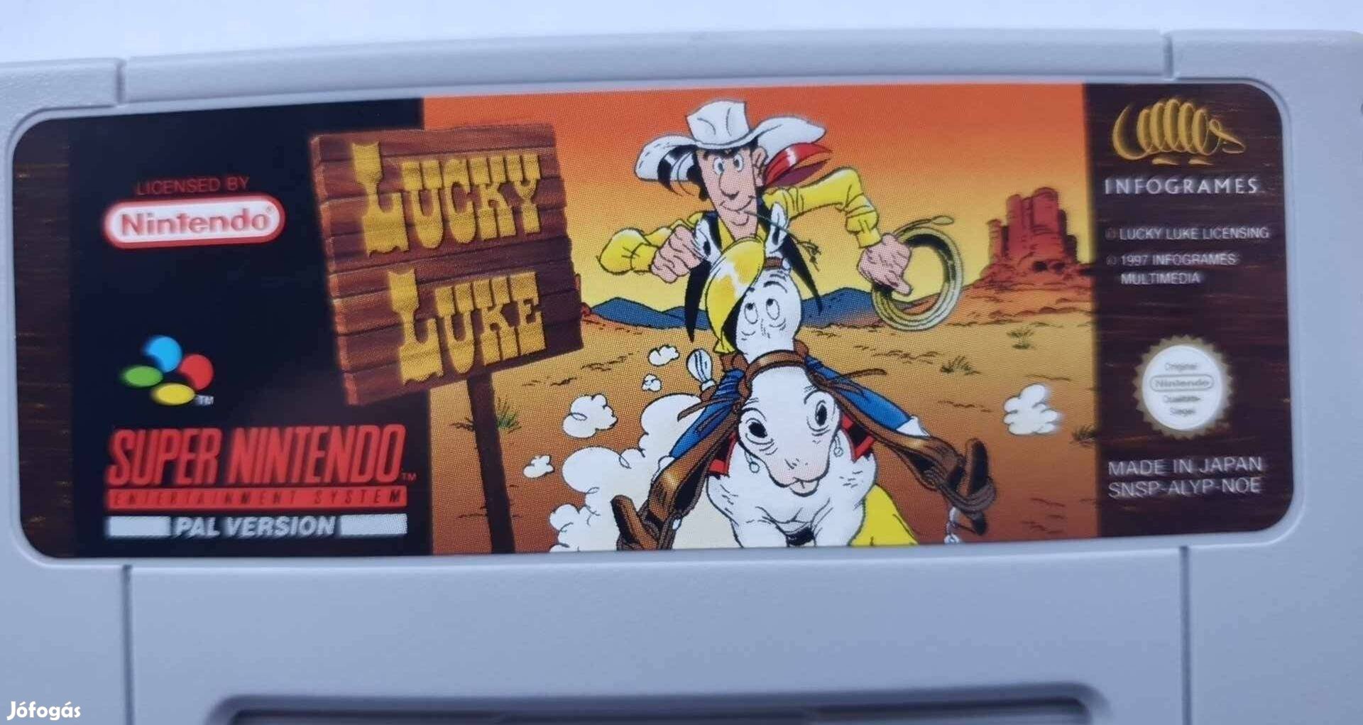 Lucky Luke (Super Nintendo) Csak a játék. 1992