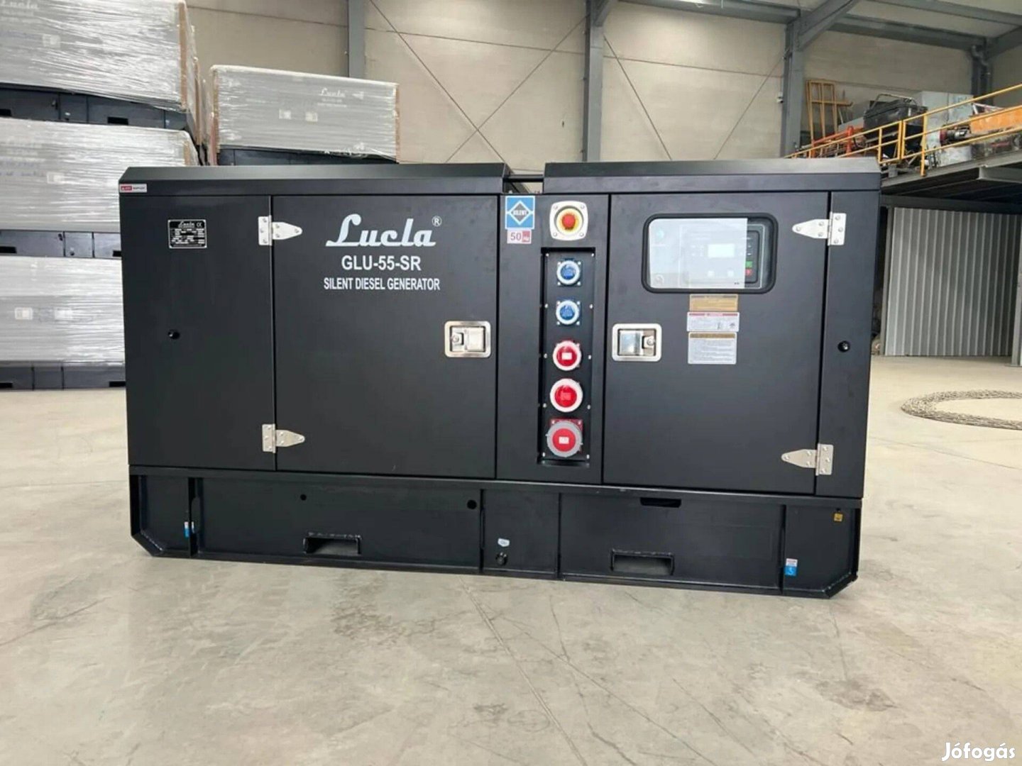 Lucla GLU-55-SR Silent Diesel Generátor eladó 163 üzemórával