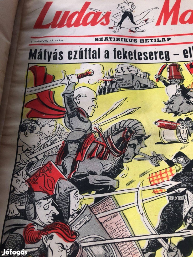 Ludas Matyi 1945-1949 számai bekötve