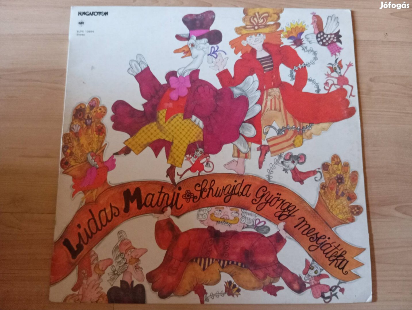 Lúdas Matyi bakelit (vinyl) lemez