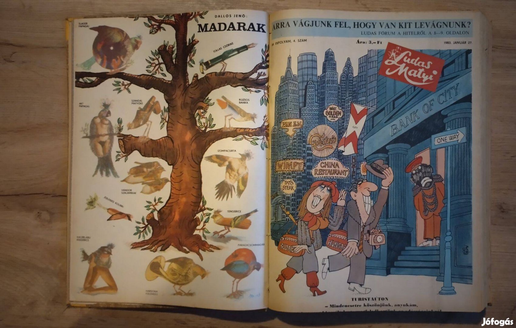 Ludas Matyi heti vicclap 1983. évi teljes kiadás egybekötve