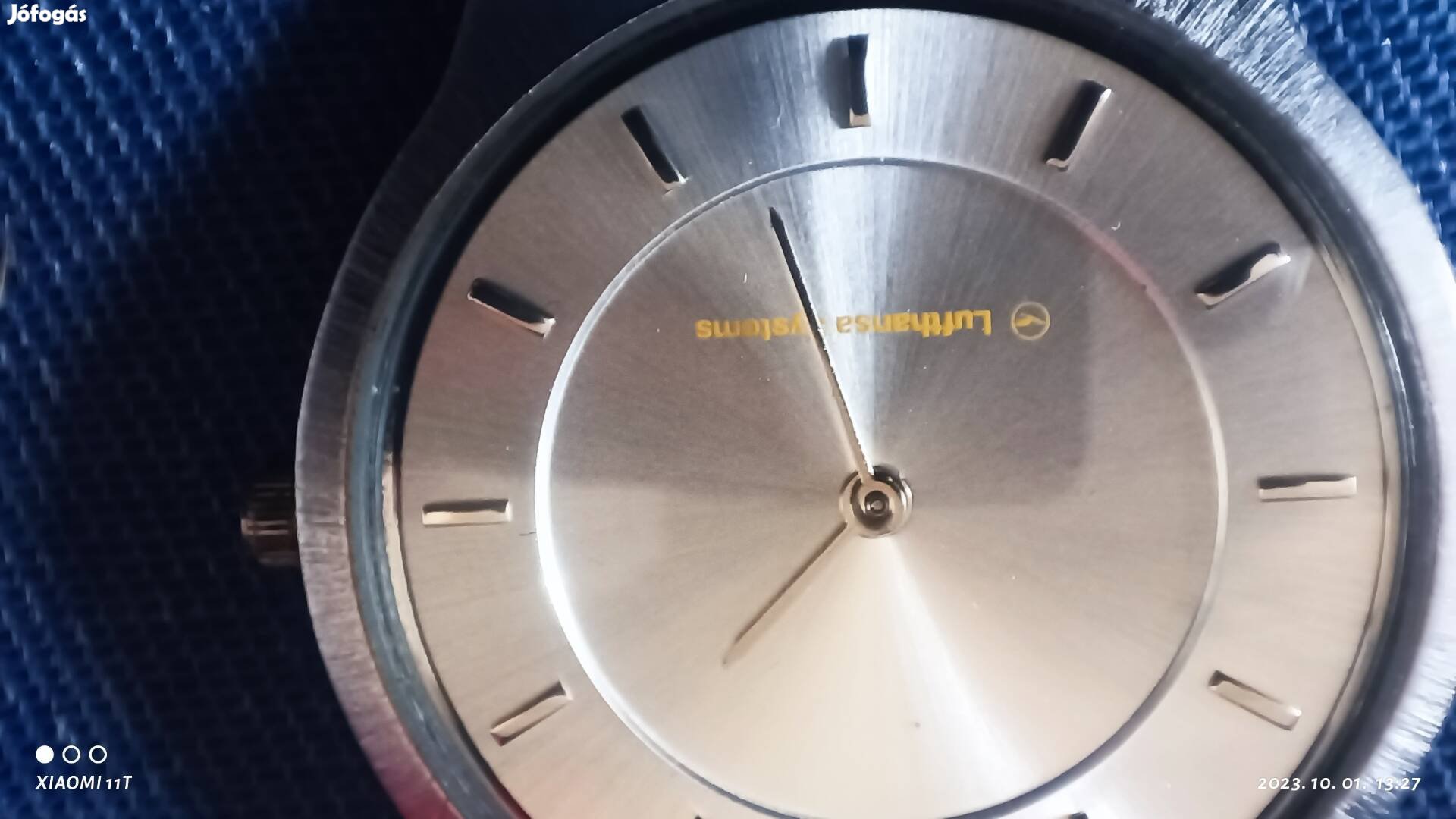 Lufthansa Slim watch, hibátlan teljesen új állapotú  ritkaság. Gyűjt 