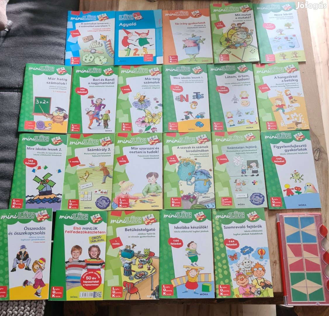 Lük /Móra Kiadó/ Készségfejlesztő -Iskola Felkészítő Csomag 22 Könyv !
