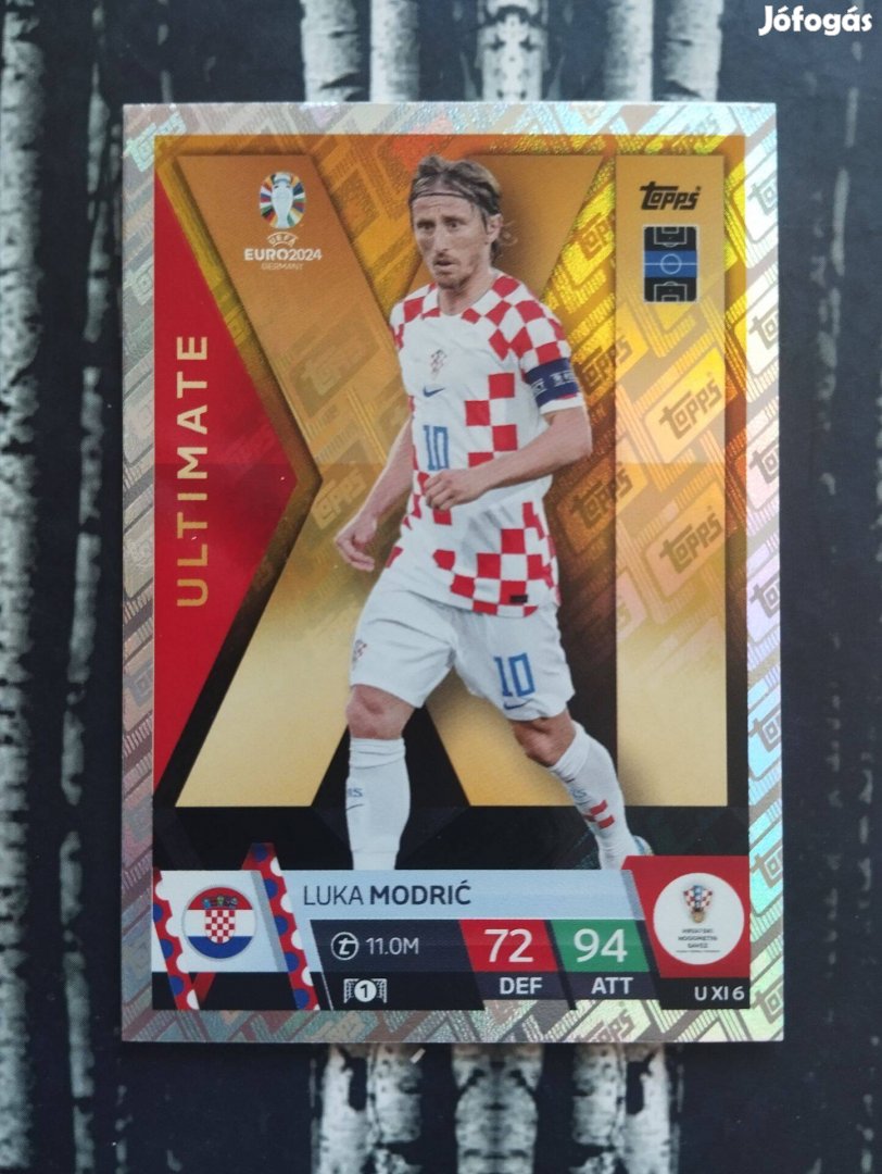 Luka Modric (Horvátország) Ultimate XI Euro 2024 focis kártya