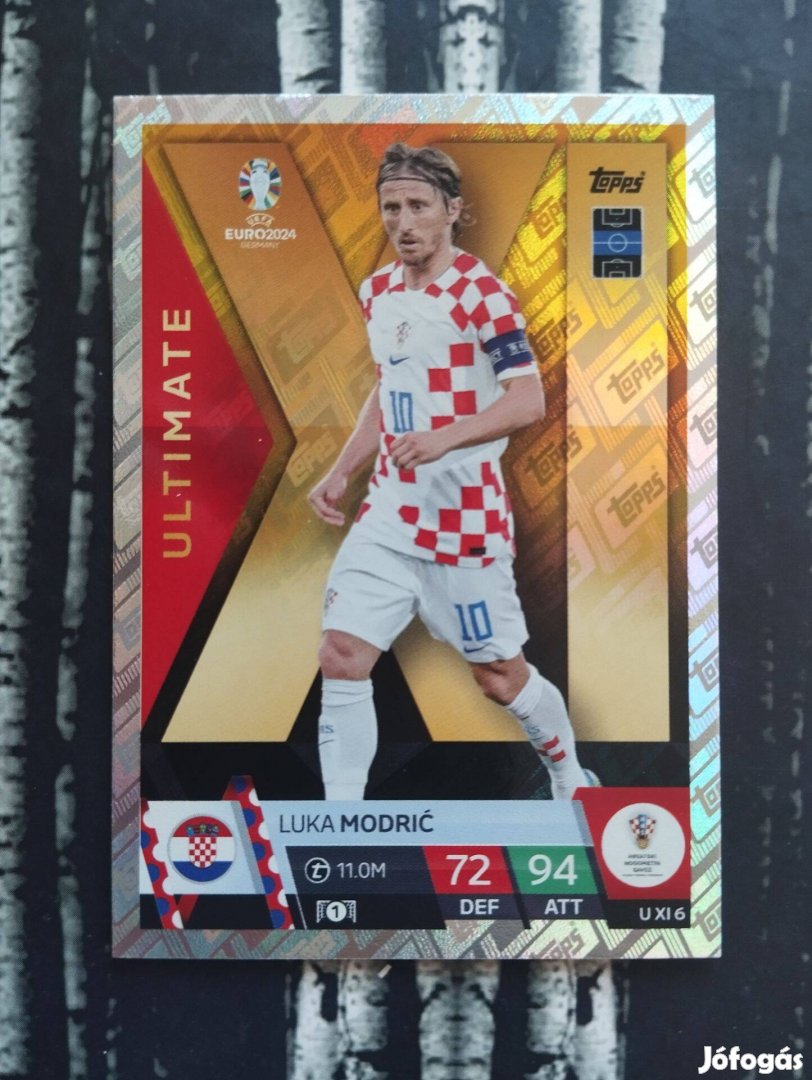 Luka Modric (Horvátország) Ultimate XI Euro 2024 focis kártya