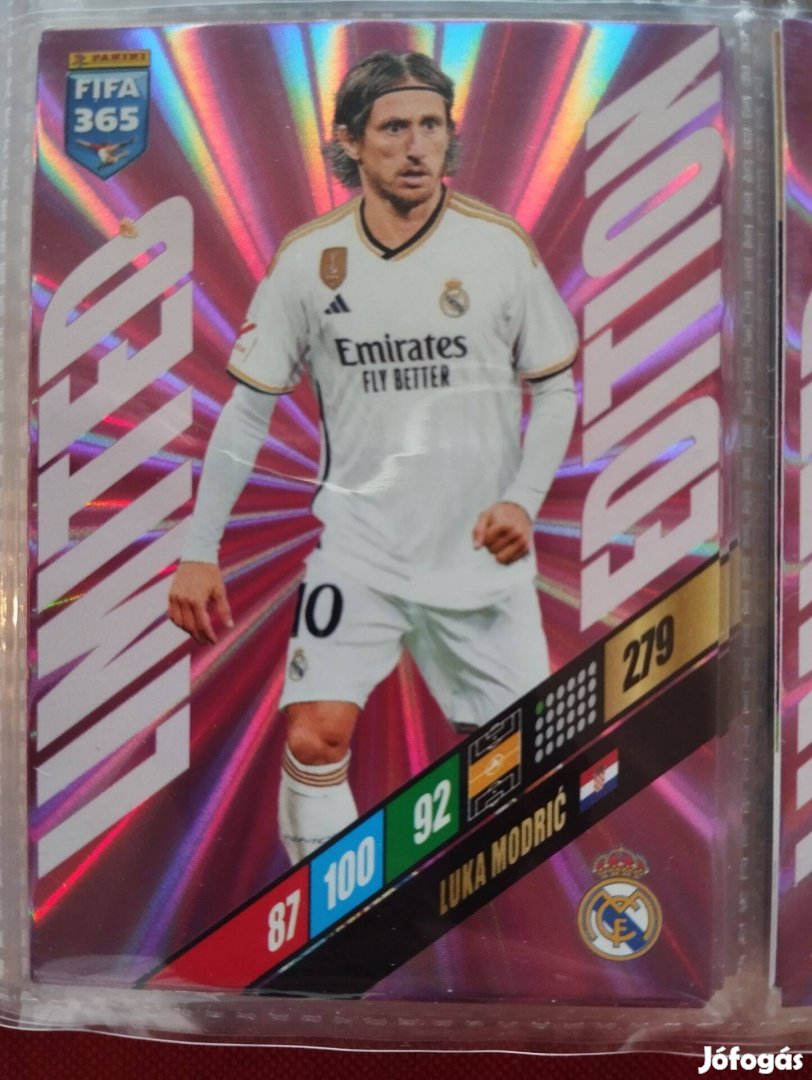 Luka Modric (Real Madrid) FIFA 365 2024 Limited edition focis kártya