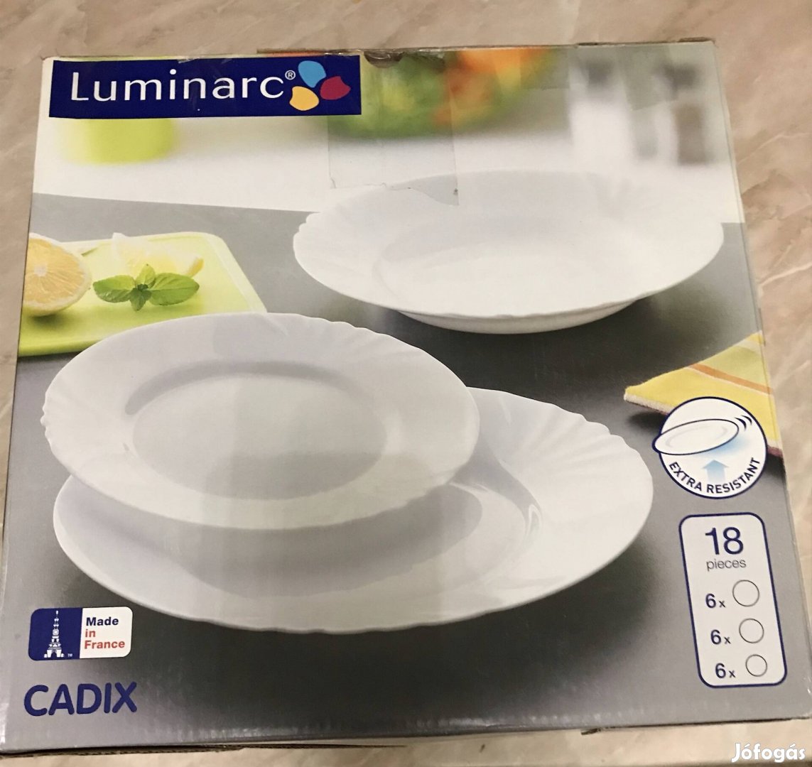 Luminarc 18 részes tányérkészlet