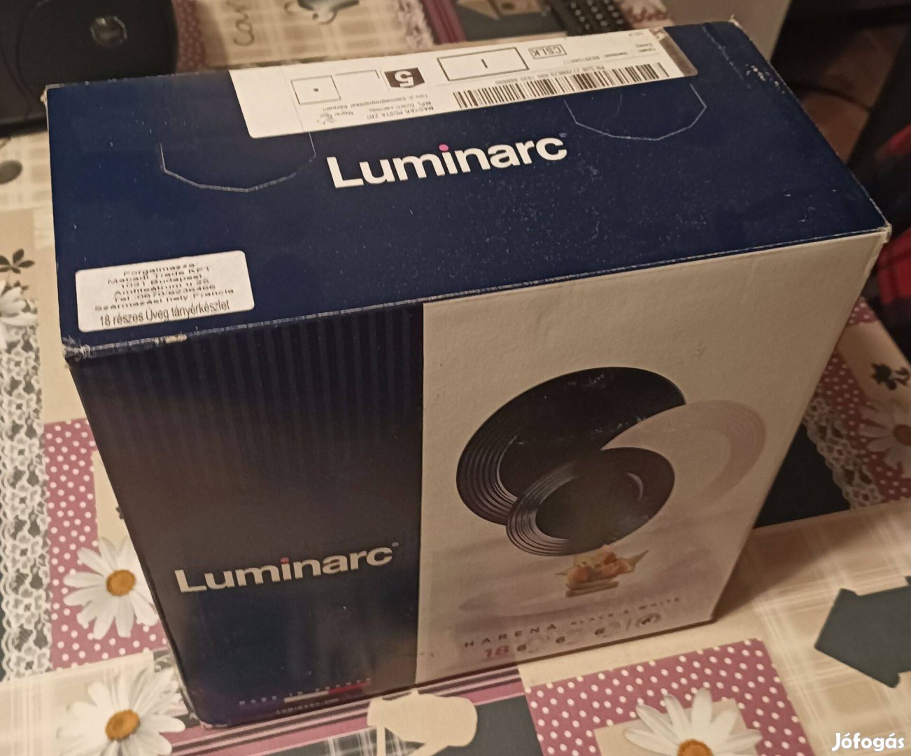 Luminarc Harena Black&White 18 db-os étkészlet eladó Bontatlan bolti á