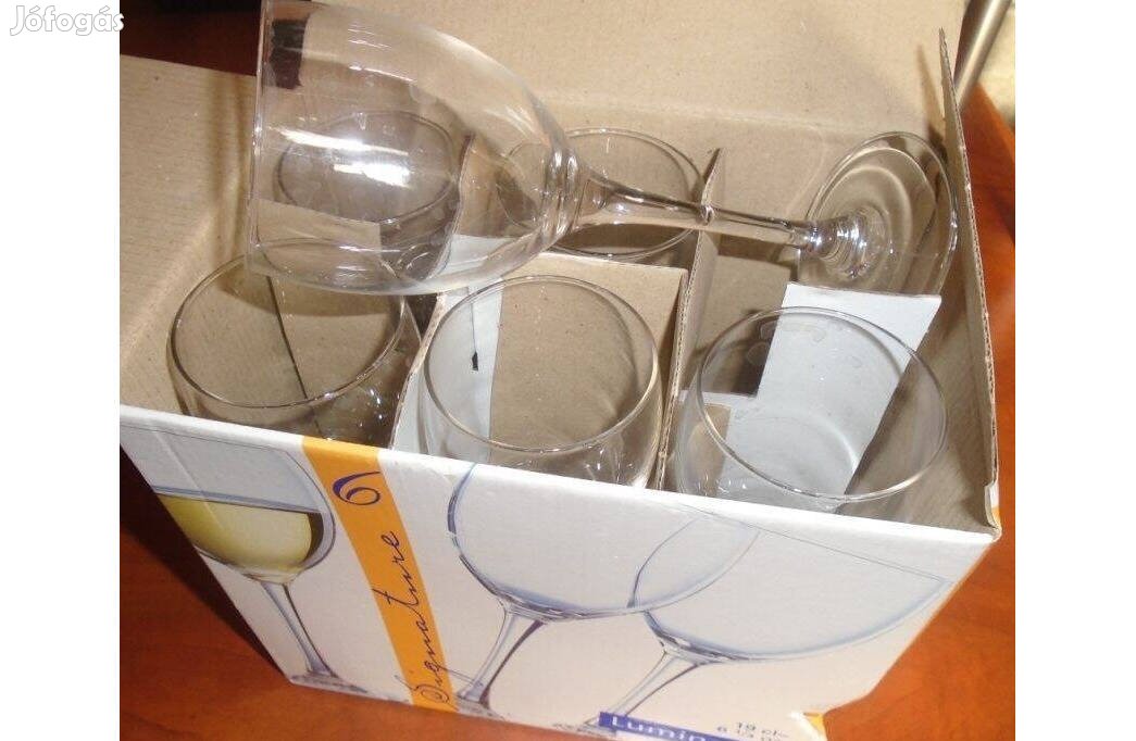 Luminarc Signature 19 cl-es talpas pohár szett - új