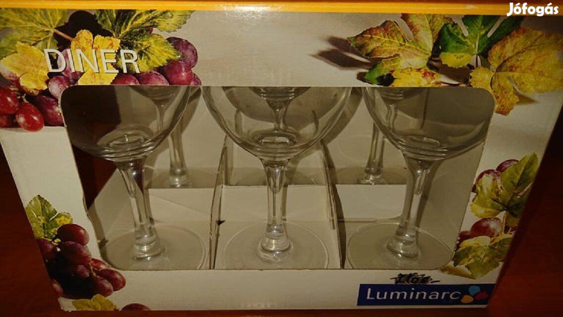 Luminarc Signature 25 cl-es talpas pohár szett - új!!!!